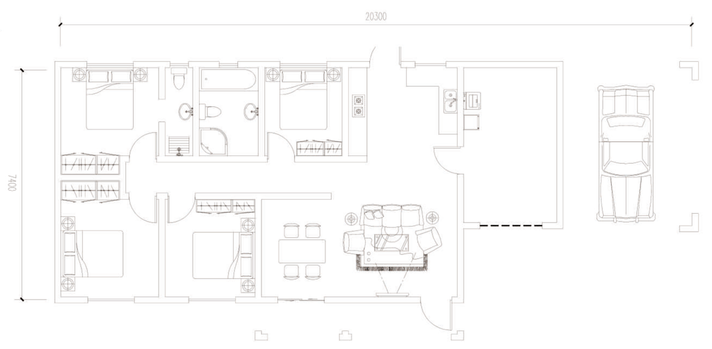 Maison T5 128m2 clés en main (plans)