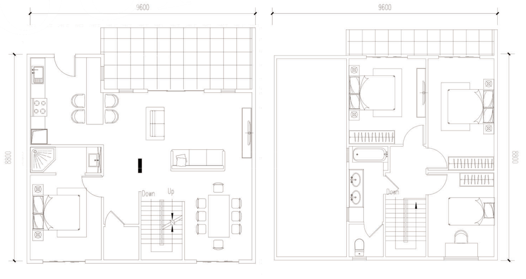 Maison T6 140m2 clés en main (plans)