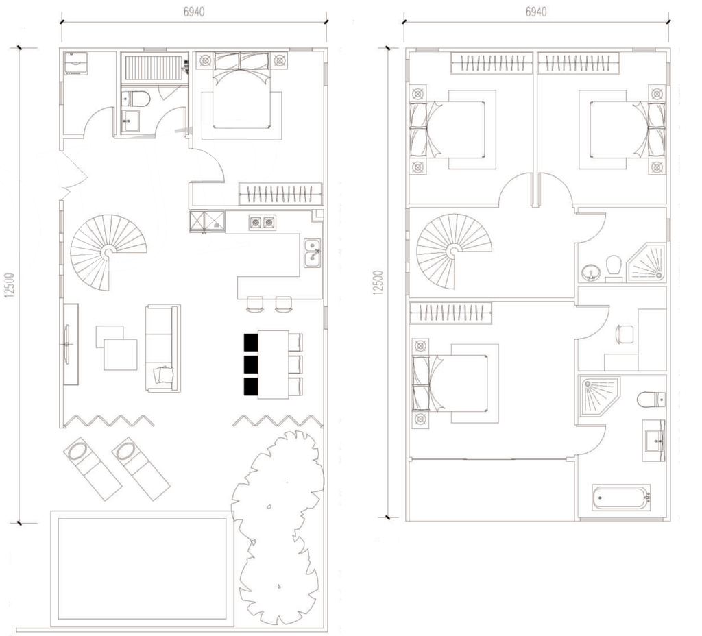 Maison T5 158m2 clés en main (plans)